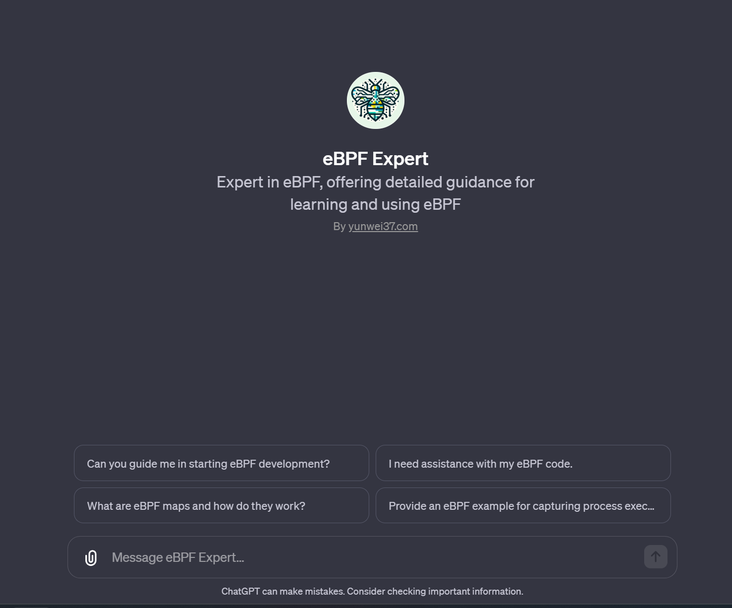 GPTs for eBPF